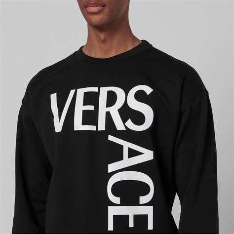 versace sweater with tons of text on it|versace sweater price.